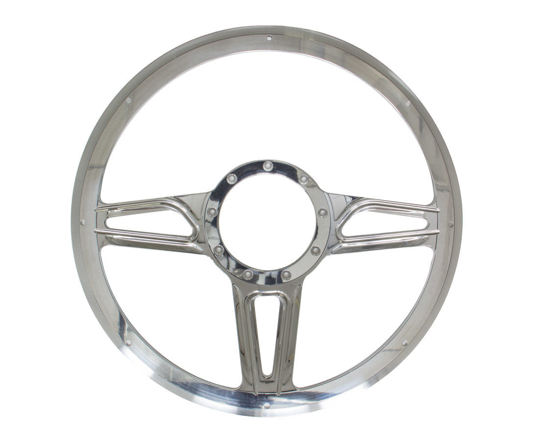 Steering Wheel Intercptr 14in Half Wrap Steering Wheels and Components Billet Specialties