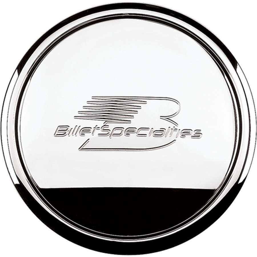 Polished Horn Button Billet Logo Horn Buttons Billet Specialties