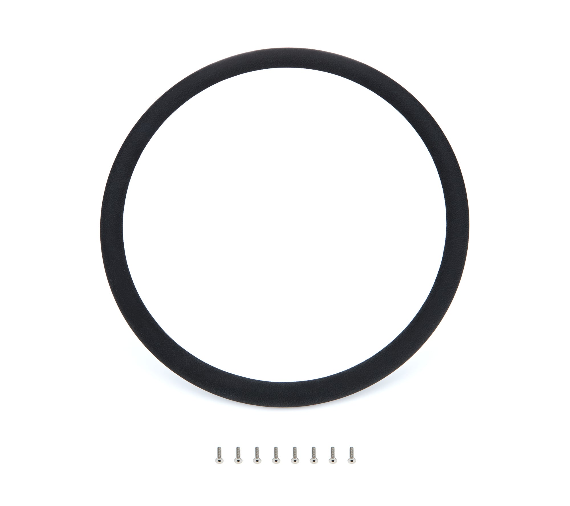 Half Wrap Ring For 15.5in Wheel Black Leath Steering Wheel Covers Billet Specialties