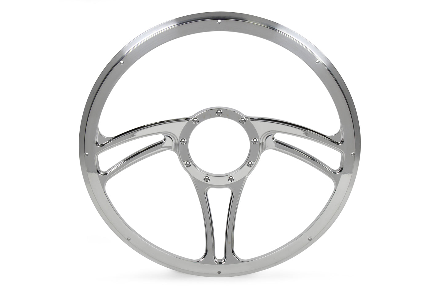 Steering Wheel Half Wrap 15.5in BLVD 05 Steering Wheels and Components Billet Specialties