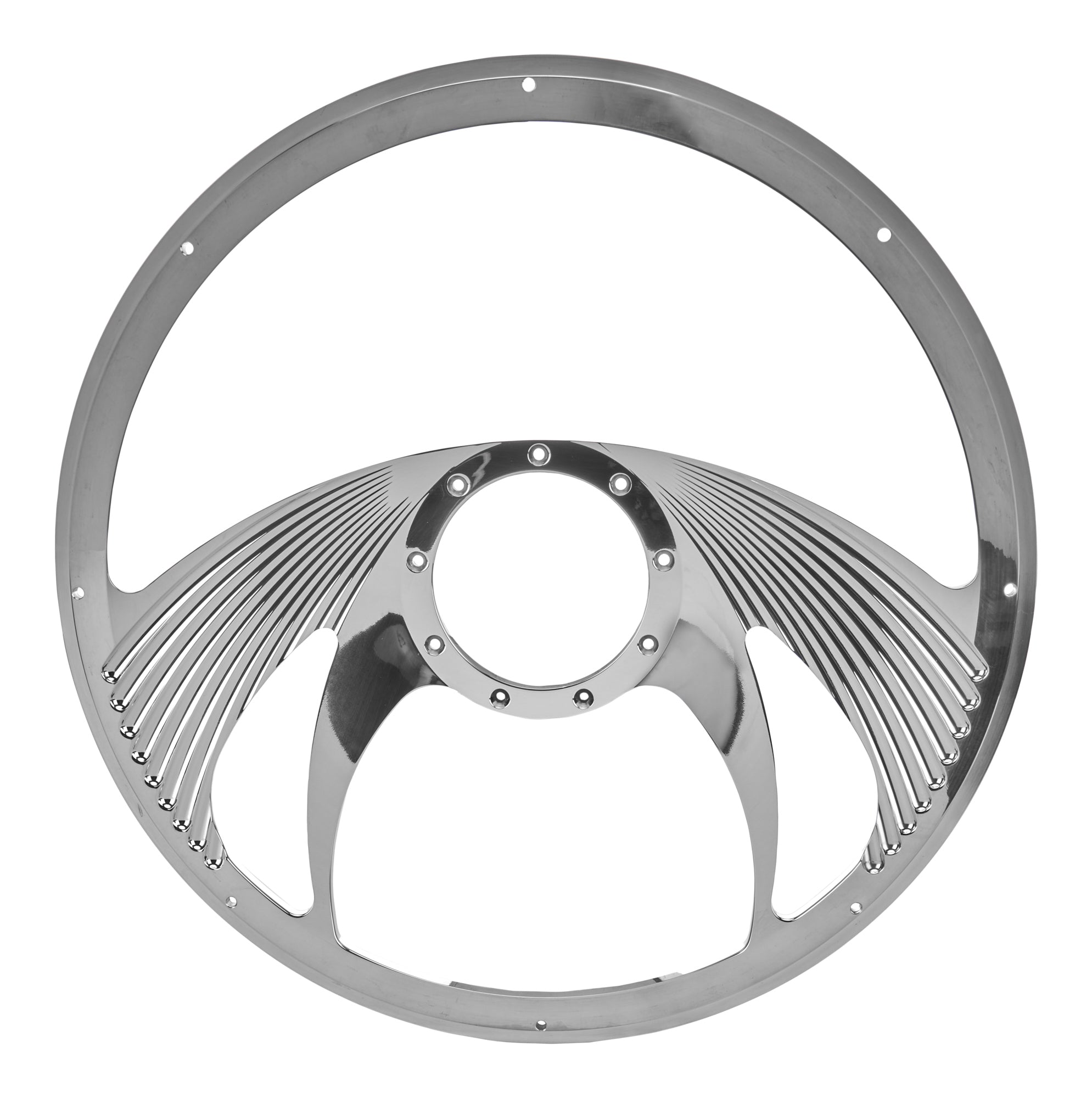 Steering Wheel Half Wrap 15.5in Phantom Steering Wheels and Components Billet Specialties