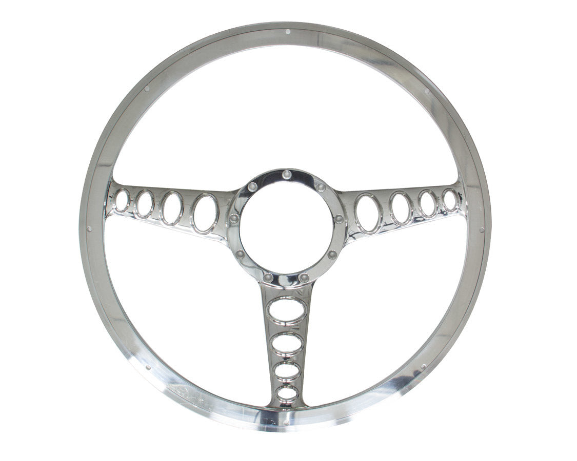 Half Wrap Billet Steerng Wheel 15.5in Outlaw Steering Wheels and Components Billet Specialties