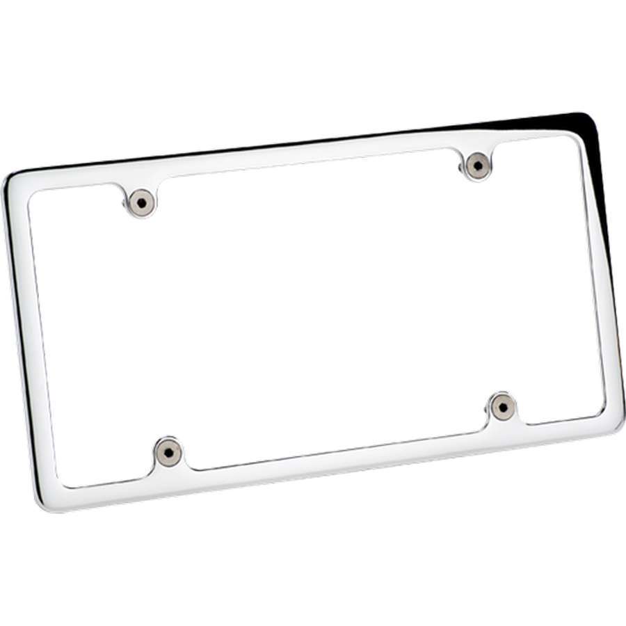 License Frame-Polished License Plates and Components Billet Specialties