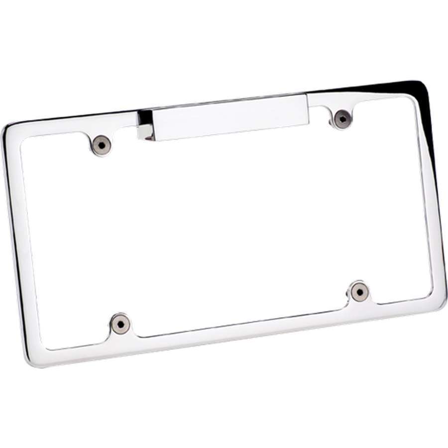 License Frame Lighted- Polished License Plates and Components Billet Specialties