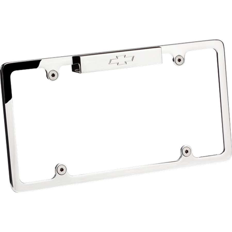 Lighted Bowtie Frame- Polished License Plates and Components Billet Specialties