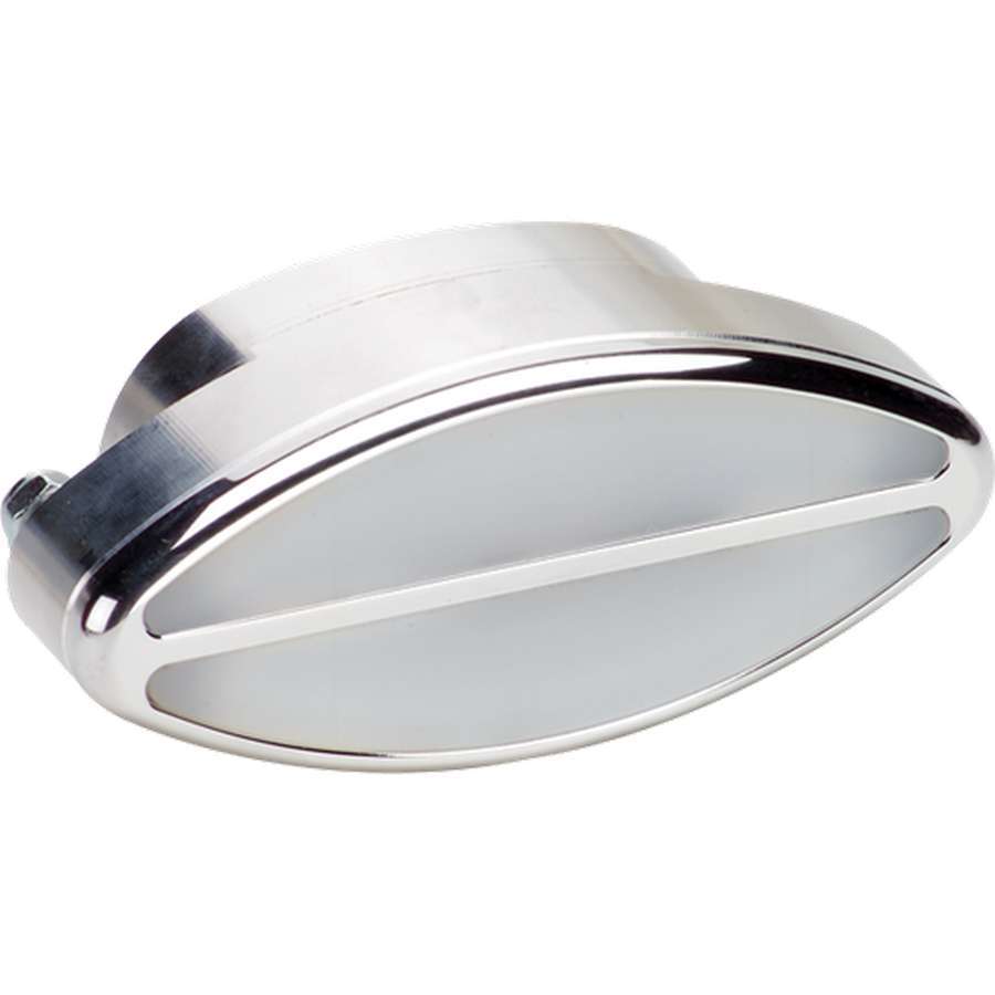 Elliptical Interior Light- White/White Interior Light Assemblies Billet Specialties