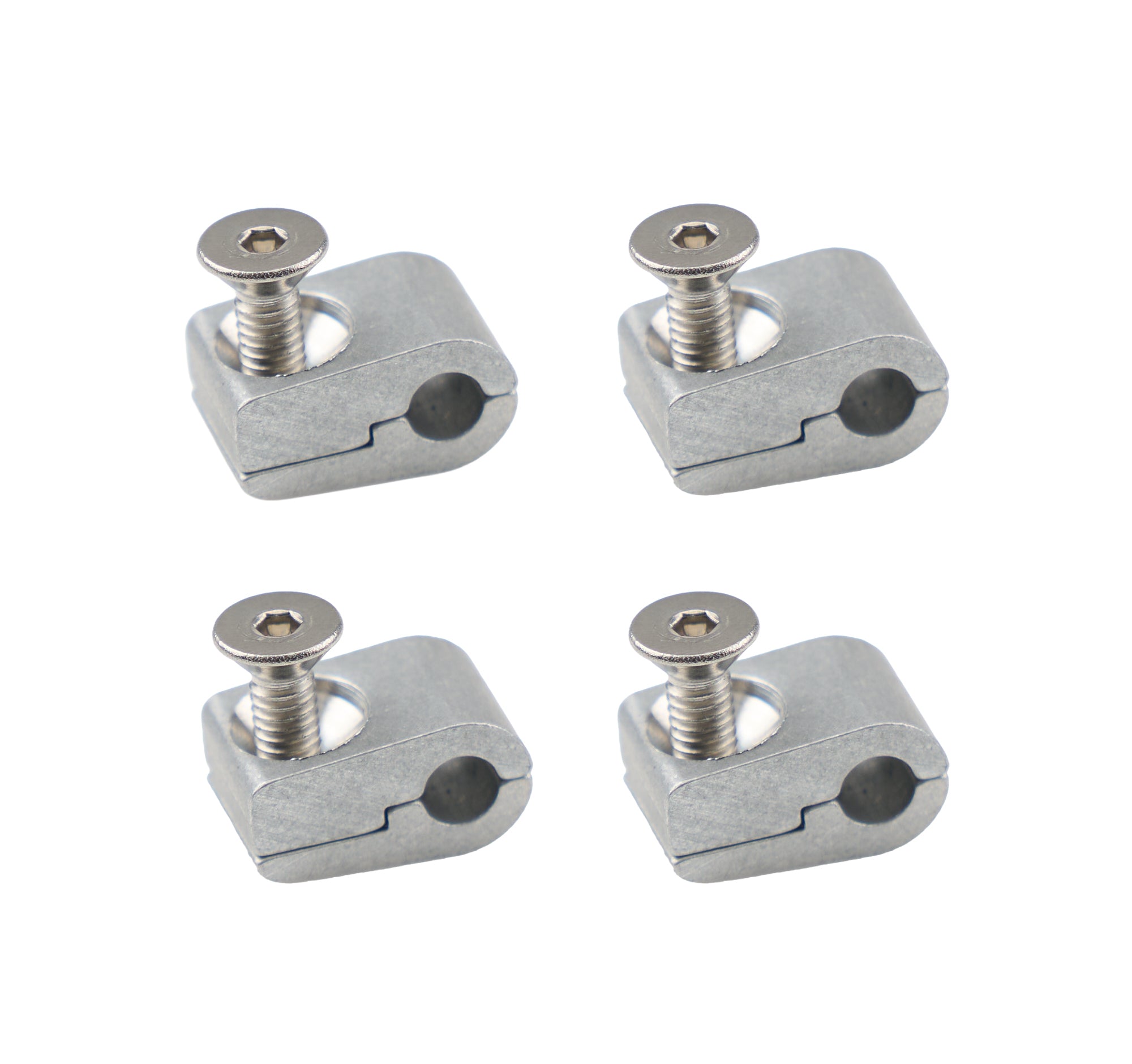 Line Clamps 3/16in (4PK) Hose Support Brackets Billet Specialties