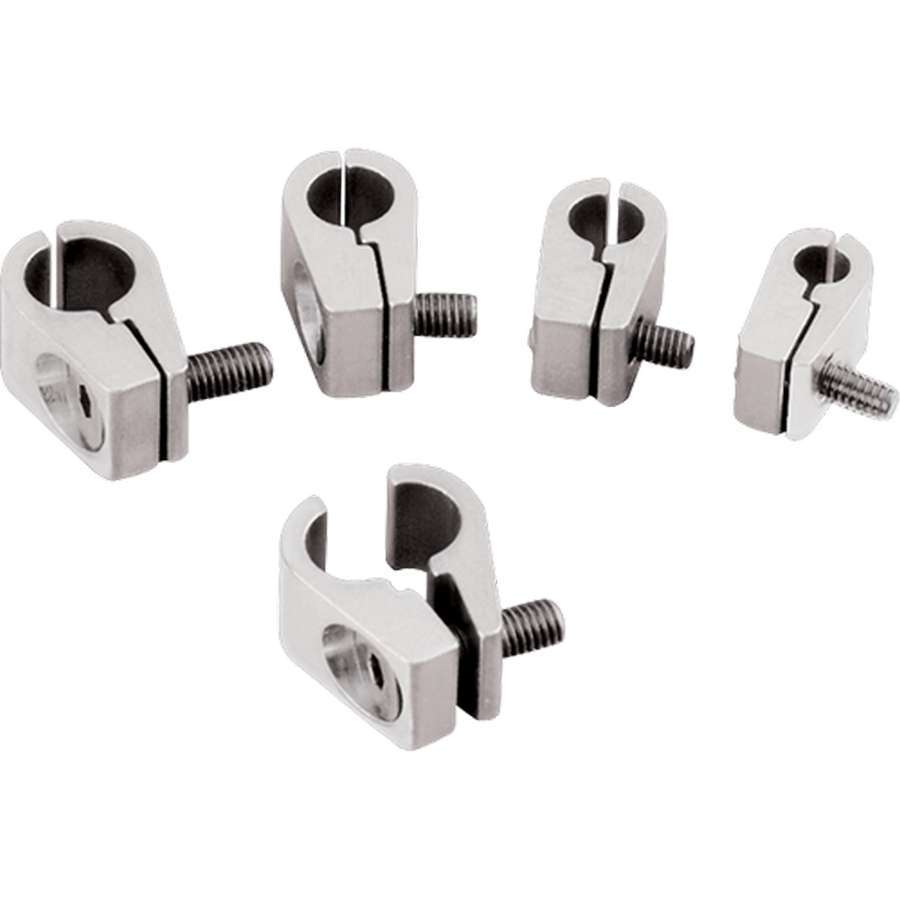 Line Clamps 1/4in (4PK) Hose Support Brackets Billet Specialties