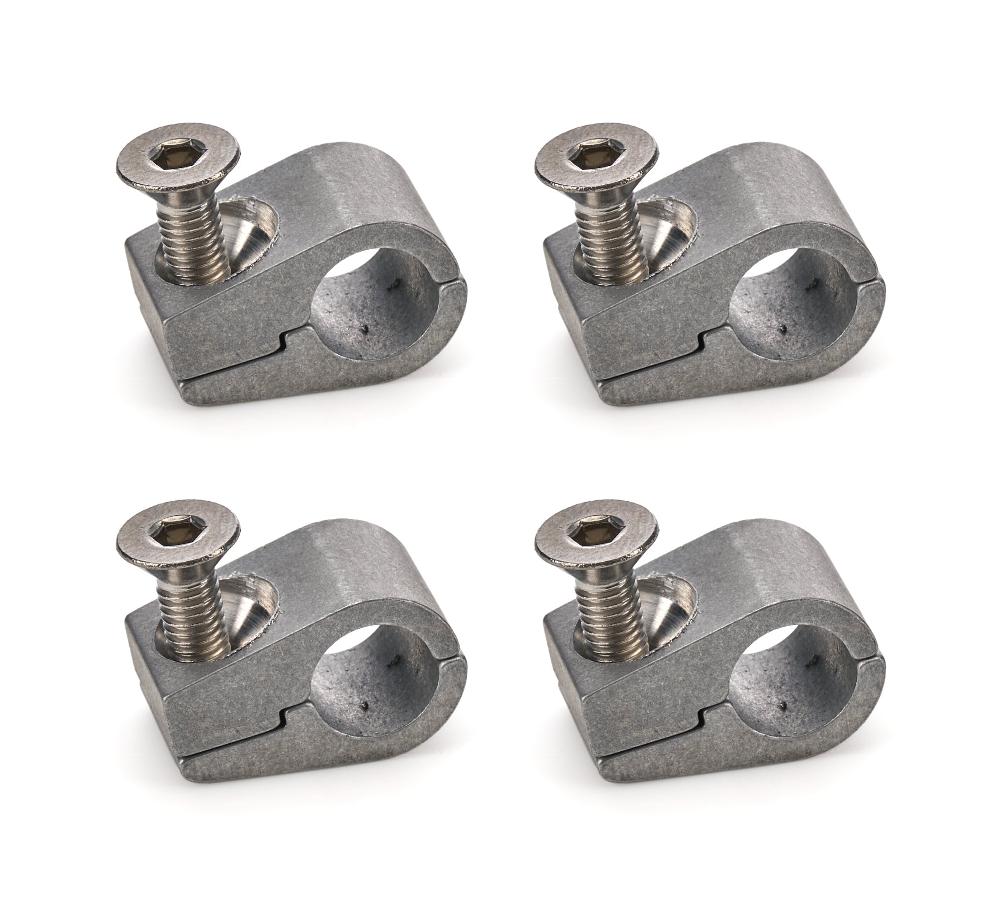 Line Clamps 3/8in (4PK) Hose Support Brackets Billet Specialties