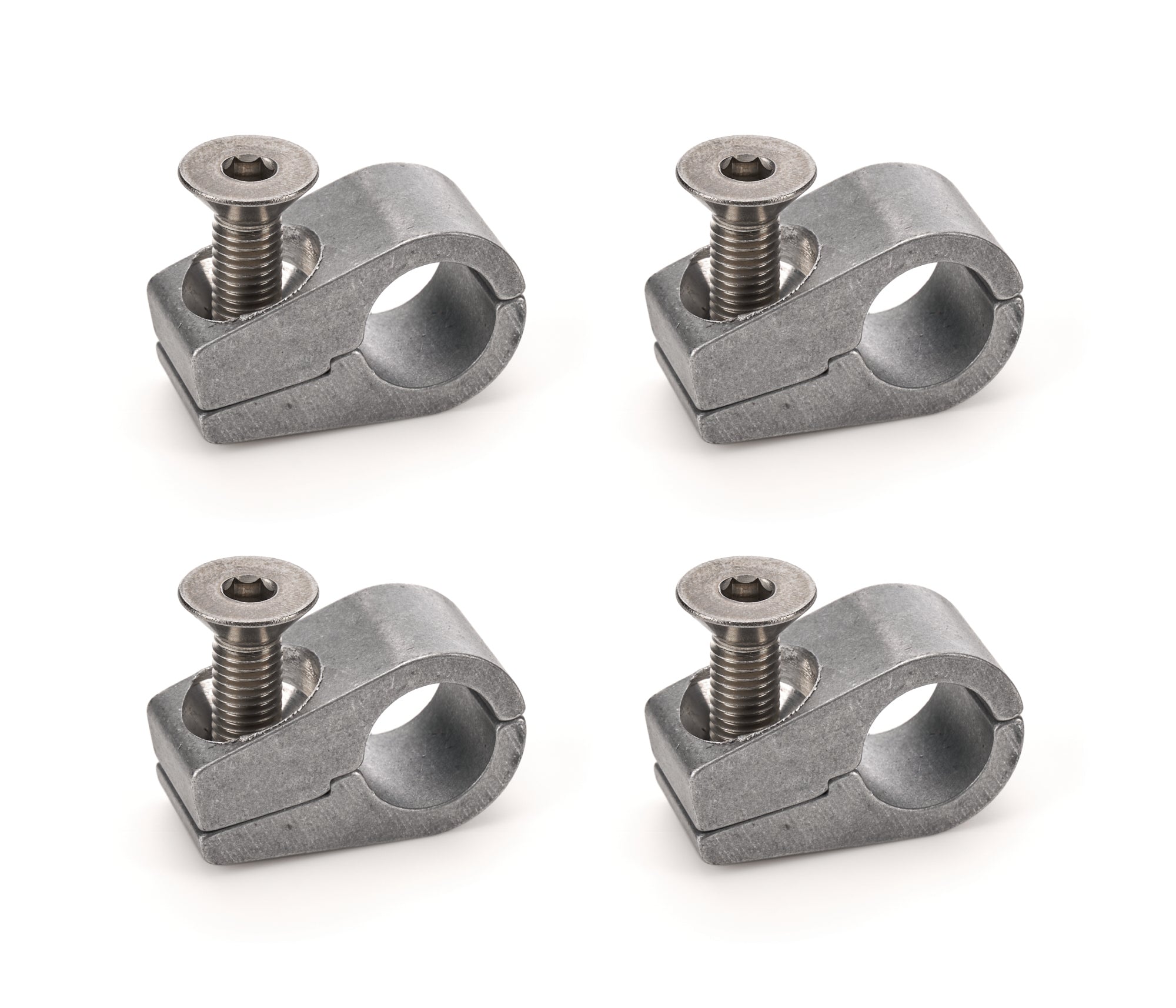 Billet Line Clamps 1/2in 4pcs Hose Support Brackets Billet Specialties