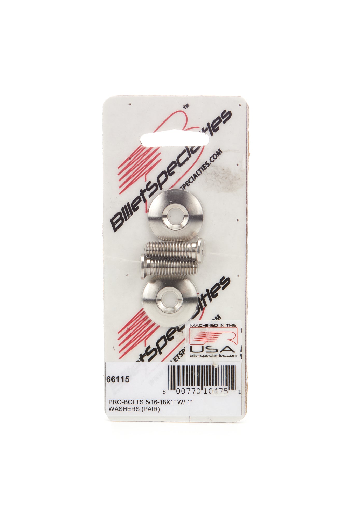 5/16-18 x 1in SS Bolts Pair Body Fastener Kits Billet Specialties