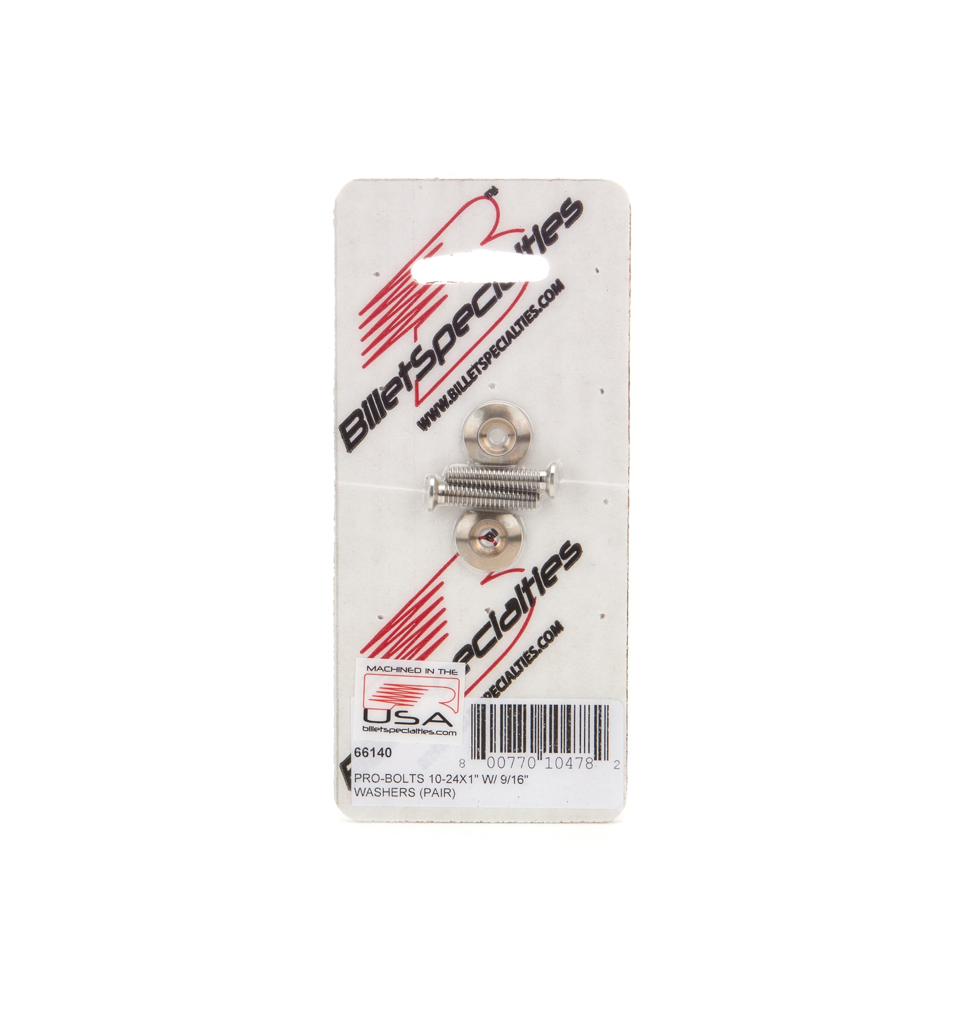 10-24 x 1in SS Bolts Pair Body Fastener Kits Billet Specialties