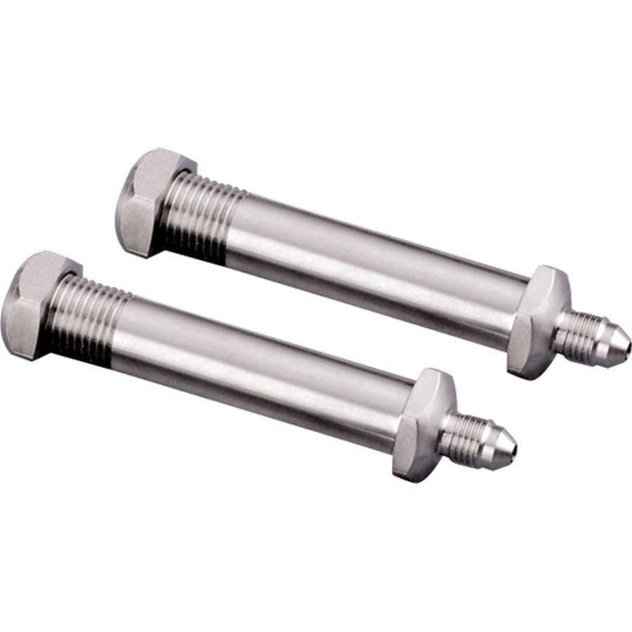 Thru-Frame Fittings -3an x 1/8in npt Short AN-NPT Fittings and Components Billet Specialties