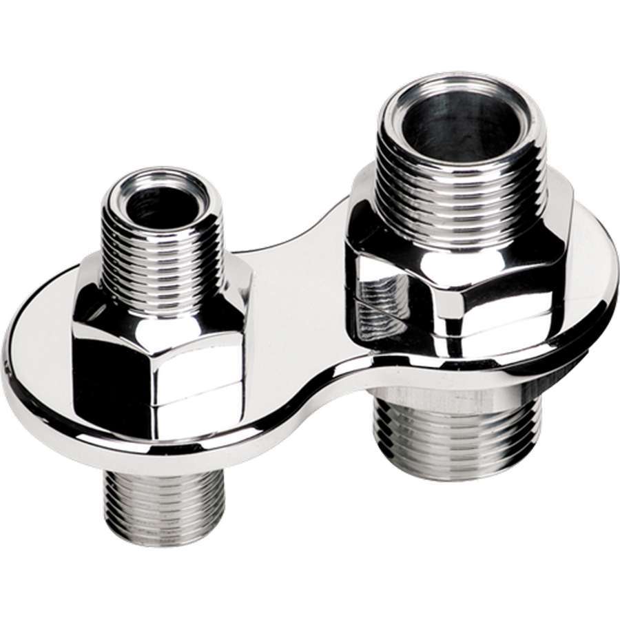 A/C Bulkhead 2 Port -6 -10 AN-NPT Fittings and Components Billet Specialties