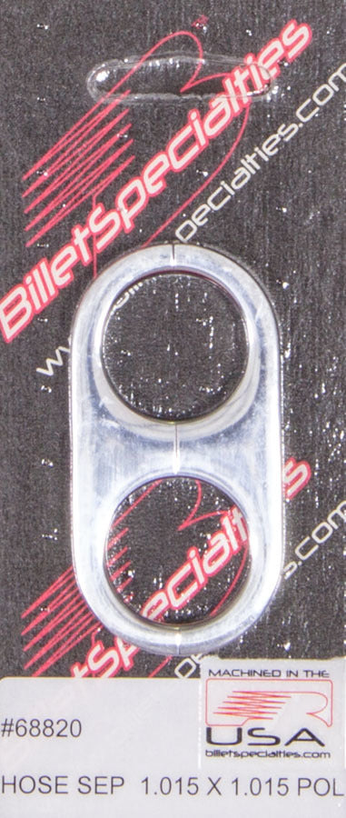 Hose Separator 1.015x 1.015-Polished Hose Support Brackets Billet Specialties