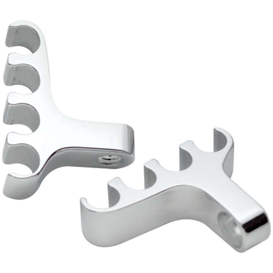 Plug Wire Separators 8.5mm 4 Wire V/C Mount Wire Looms Billet Specialties