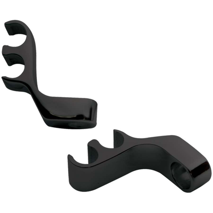 2 Wire Separator Valve Cover Mount Black Pair Wire Looms Billet Specialties