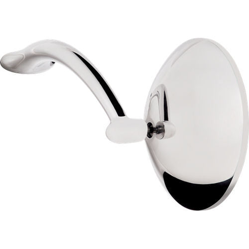 Mirror Set 4in Round Offset Exterior Mirrors Billet Specialties