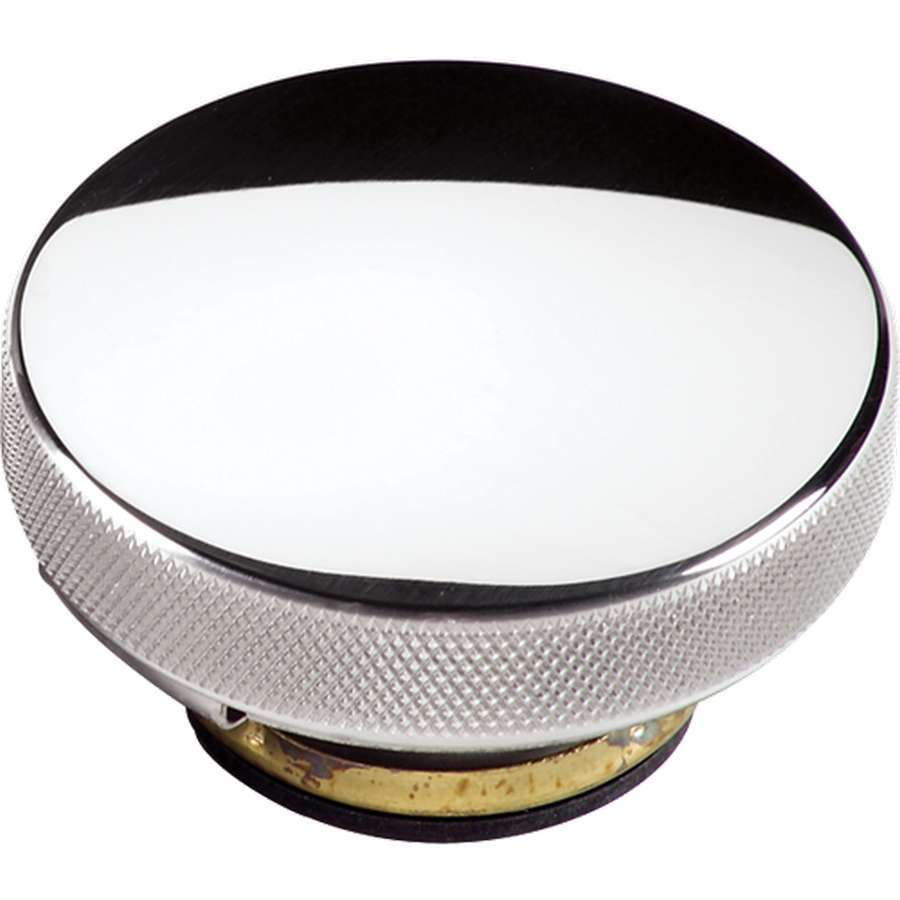 Polished Radiator Cap Plain 16lb. Radiator Caps Billet Specialties