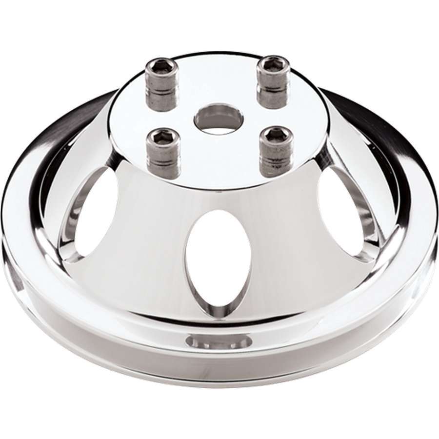 SBC/BBC 1 GRV WP Pulley For LWP Polished Water Pump Pulleys Billet Specialties