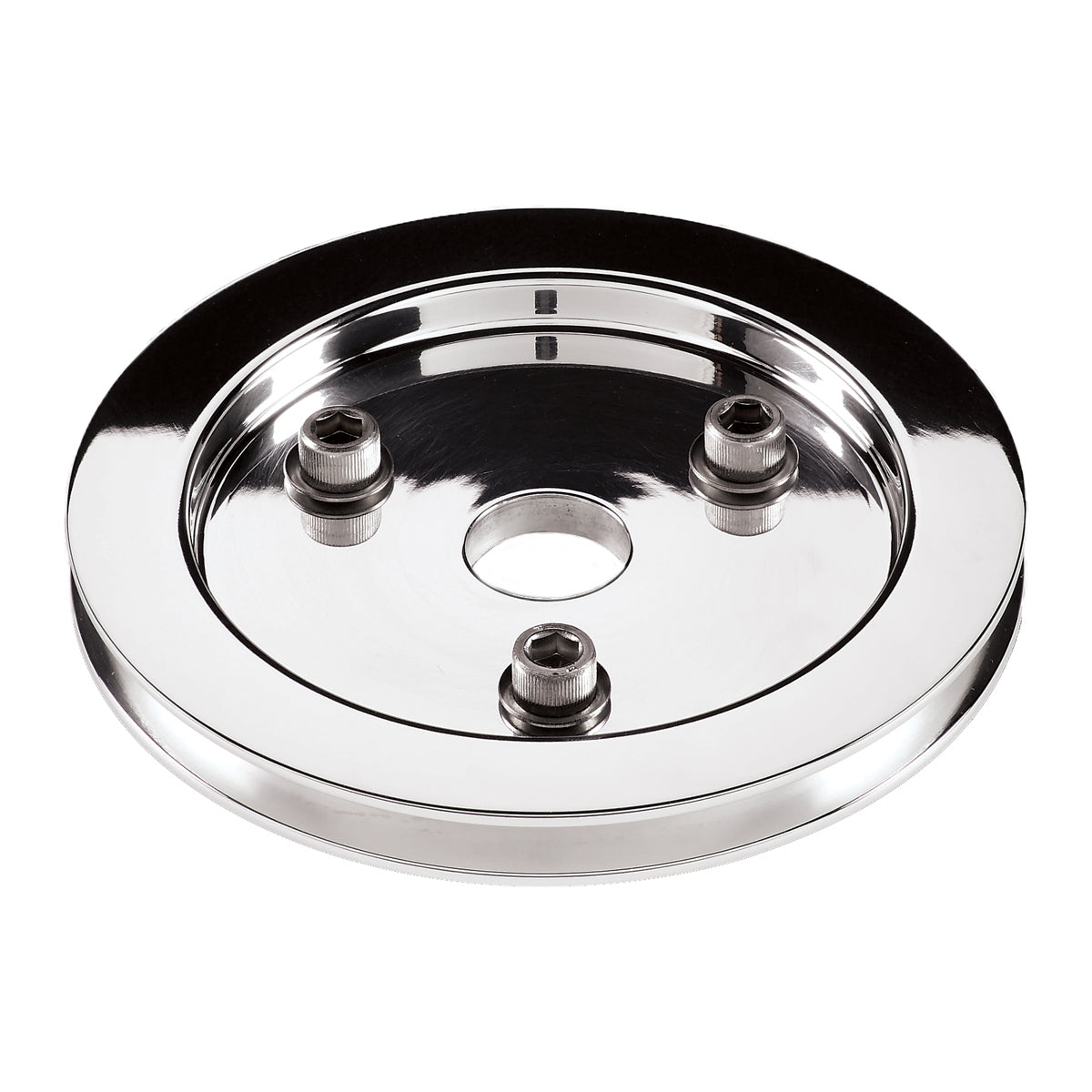 BBC 1 GRV Crank Pulley LWP Polished Crankshaft Pulleys Billet Specialties