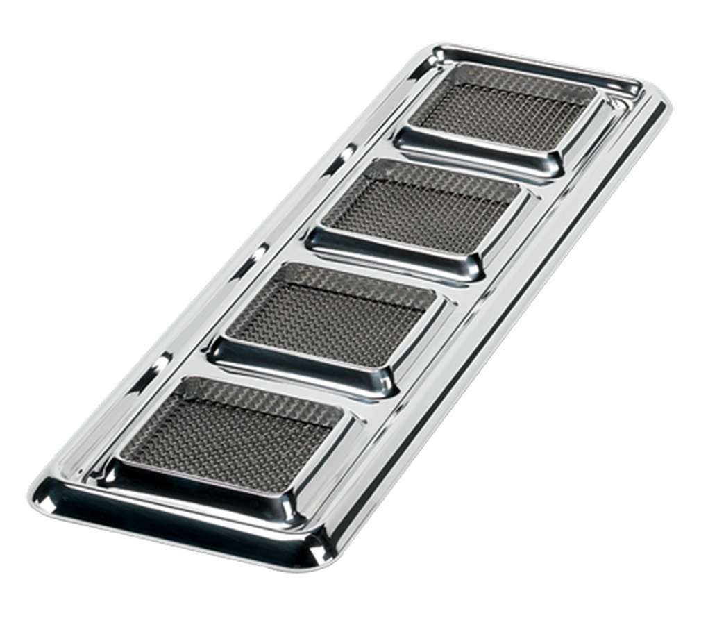 Hood Vents Camaro SS 68-69 Polished Pair Exterior Trim Billet Specialties