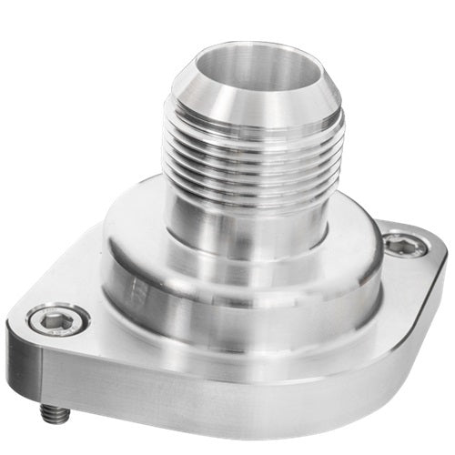 LS Thermostat Housing w/ 16AN Male Nipple Anodizd Water Necks - Thermostat Housings Billet Specialties