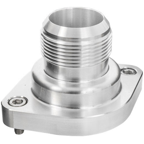 LS Thermostat Housing w/ 20AN Male Nipple Anodizd Water Necks - Thermostat Housings Billet Specialties