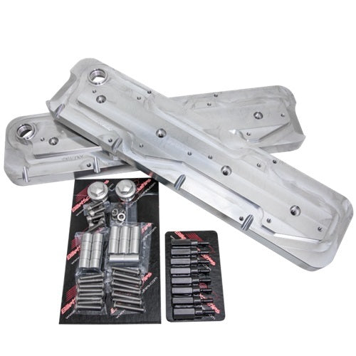 LS Valve Cover Conver sion Kit Valve Cover Adapters and Spacers Billet Specialties