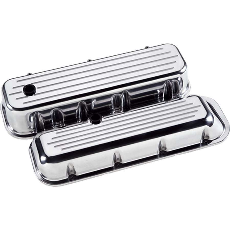 BBC Tall Valve Covers Ball Milled Valve Covers Billet Specialties