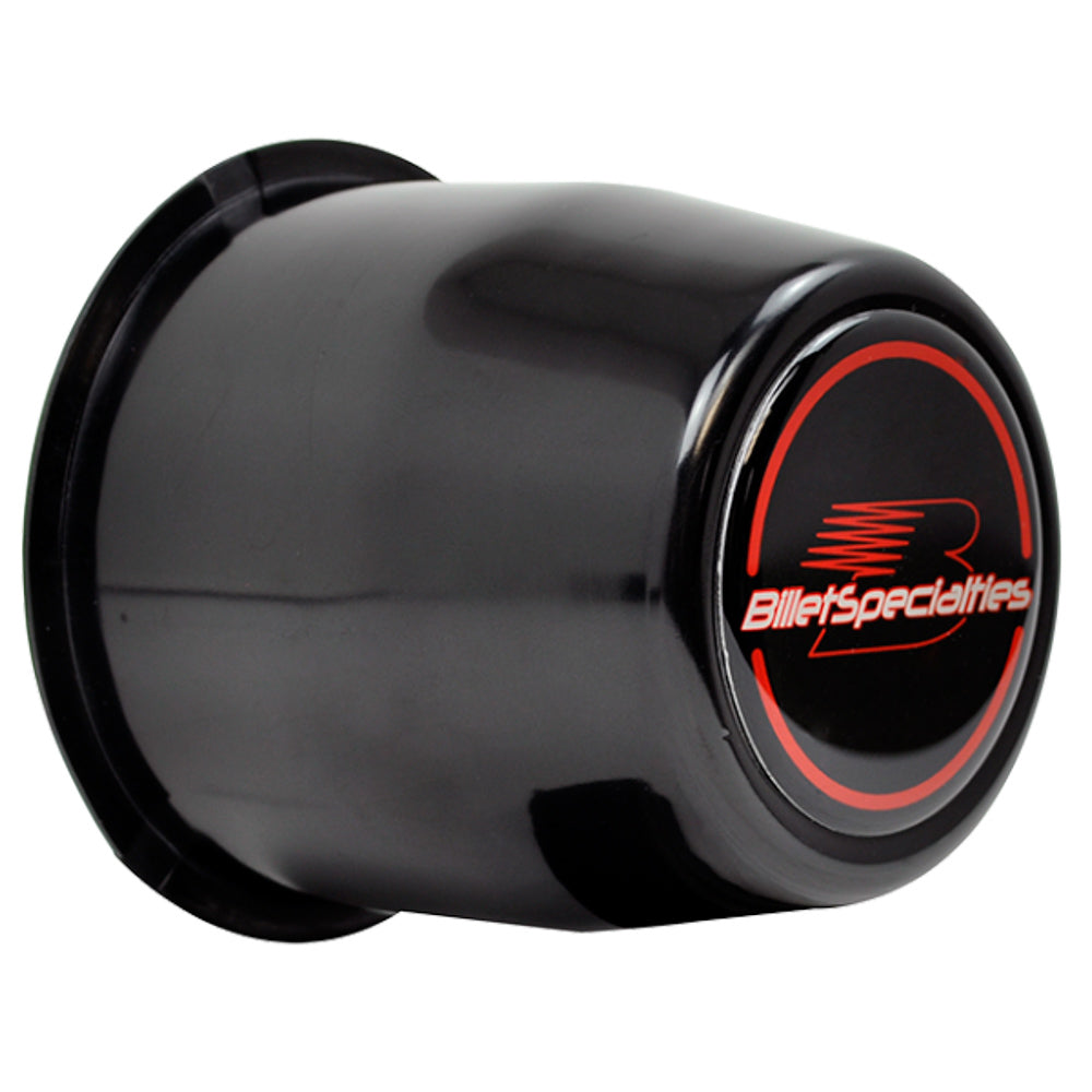 Center Cap Push Tru 3.1 89 CB Black 3-1/8in TALL Wheel Center Caps and Hub Caps Billet Specialties
