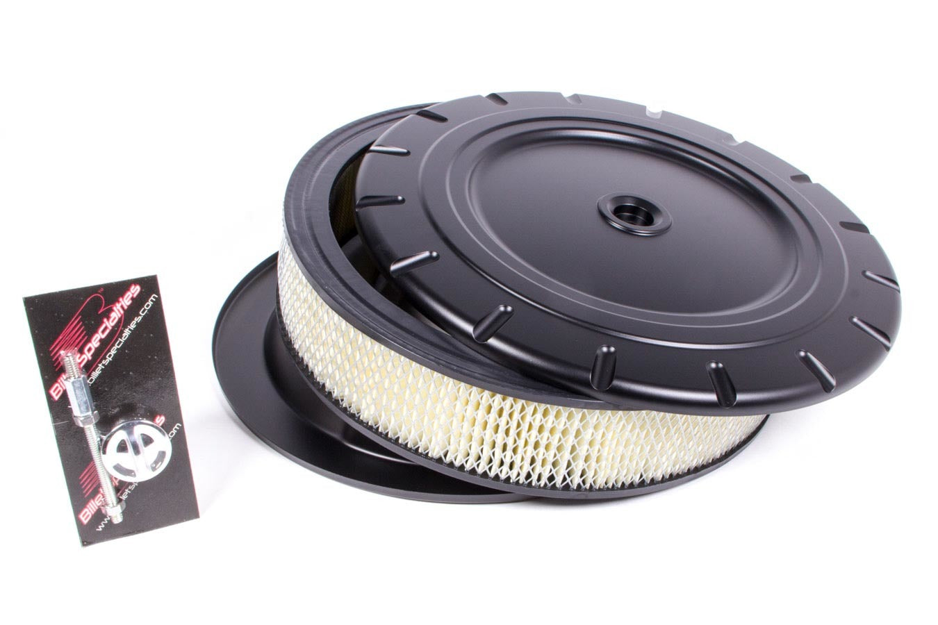 14 in Air Cleaner Vintage Black Air Cleaner Assemblies and Air Intake Kits Billet Specialties