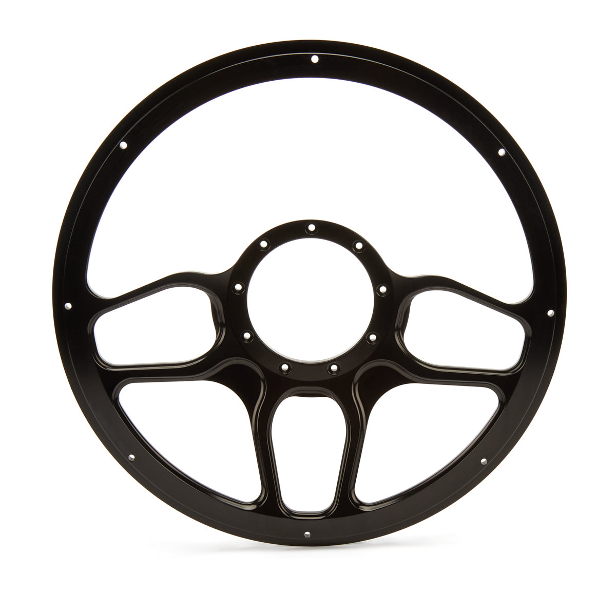 Steering Wheel 1/2 Wrap Win Lite Black Steering Wheels and Components Billet Specialties