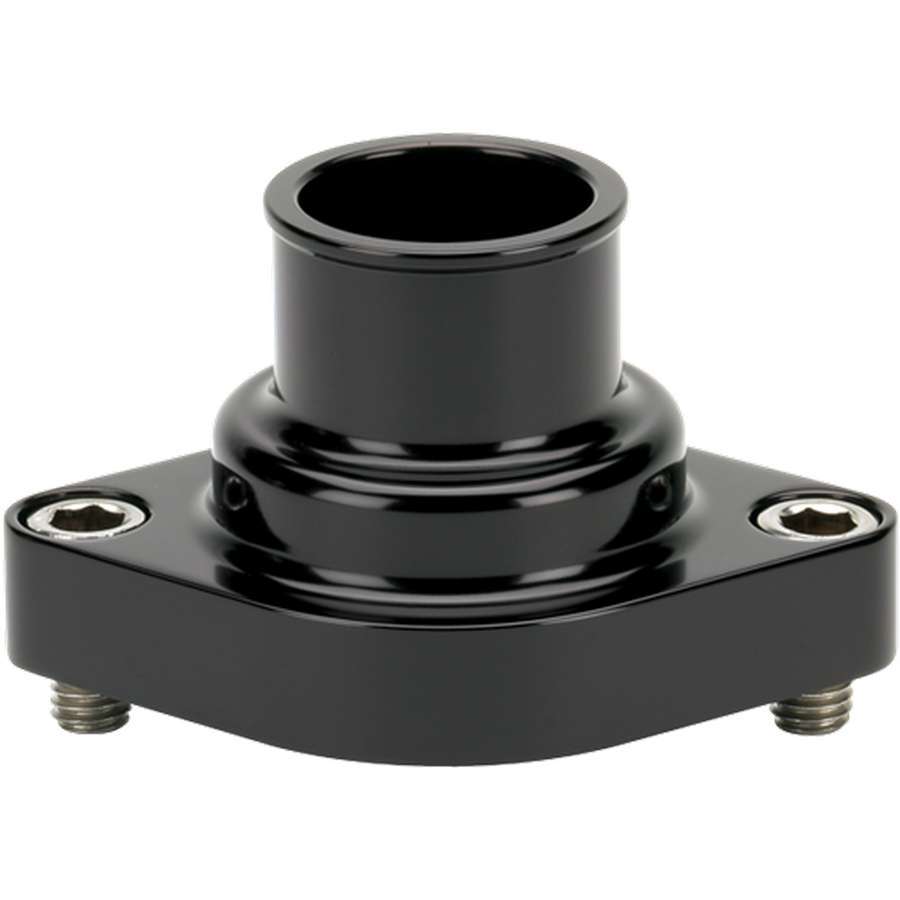 Black Thermostat Housing Straight Up Water Necks - Thermostat Housings Billet Specialties