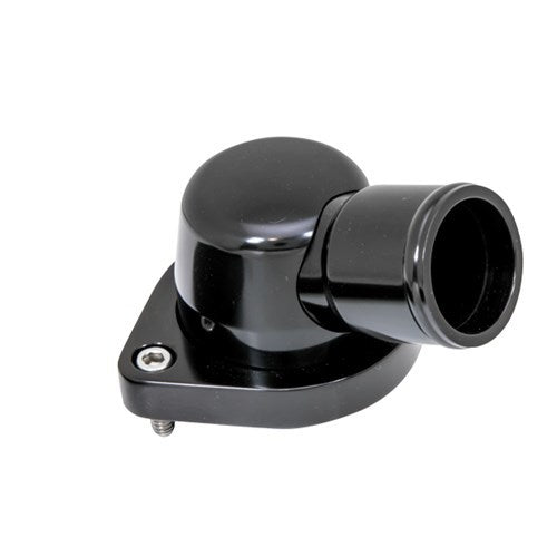 LS Thermostat Housing 15-Degree Black Water Necks - Thermostat Housings Billet Specialties