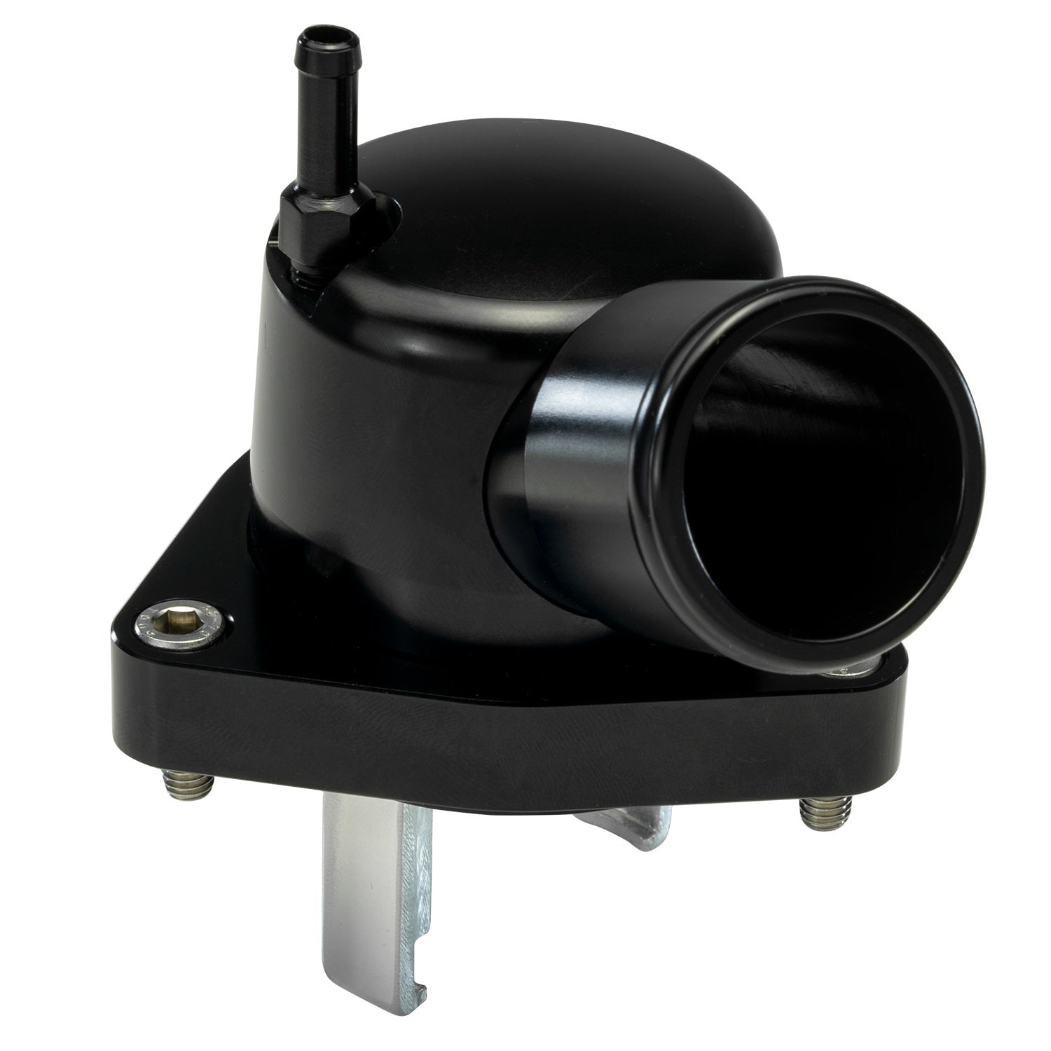 LT Thermostat Housing 15 Degree Black Water Necks - Thermostat Housings Billet Specialties