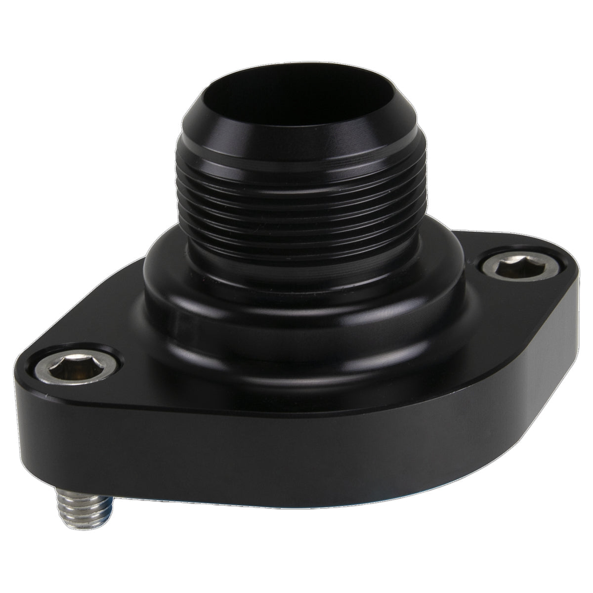 Thermostat Housing -20 AN Mopar Style Black Water Necks - Thermostat Housings Billet Specialties