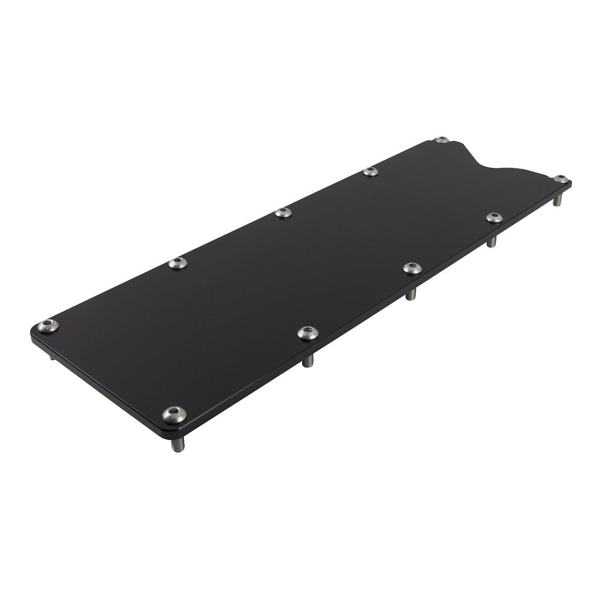 Valley Cover Plate LS3 Plain Black Intake Valley Covers Billet Specialties