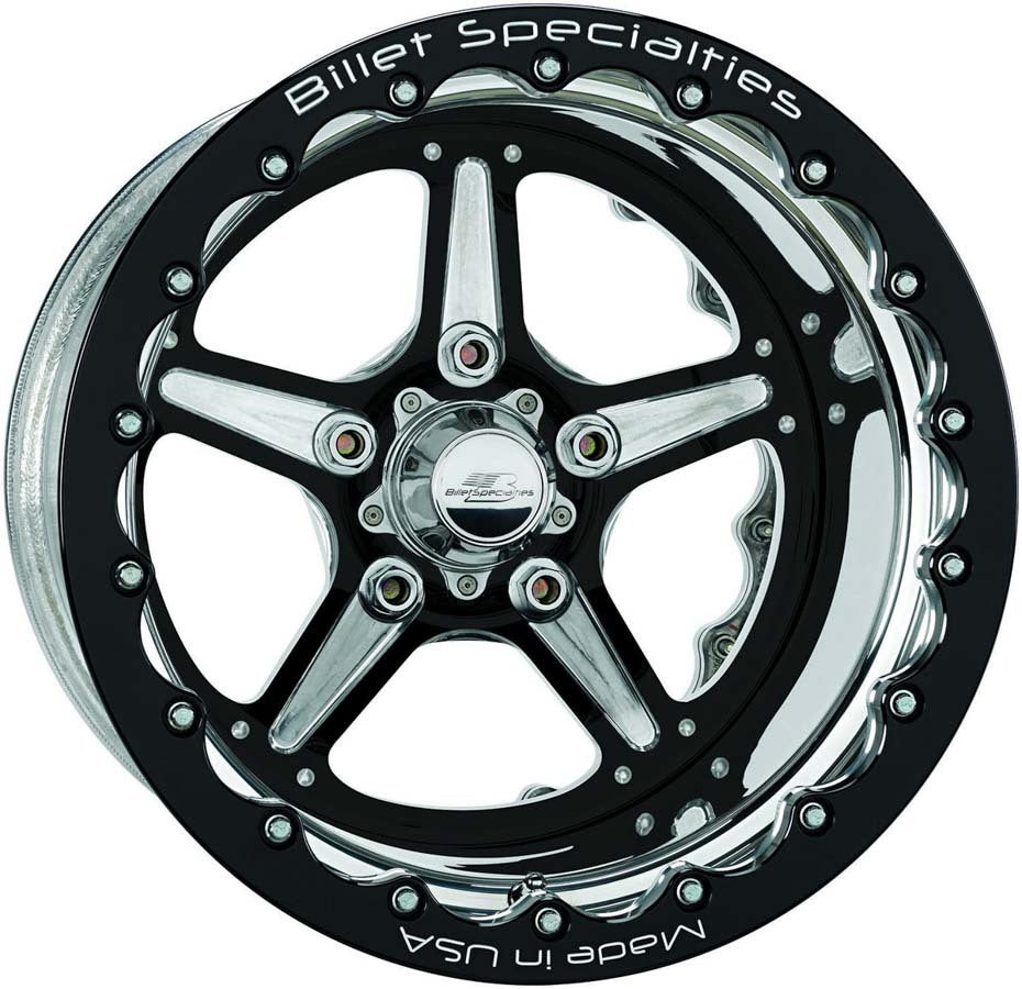 Street Lite Black Wheel 15X10 4.5in BS Wheels Billet Specialties