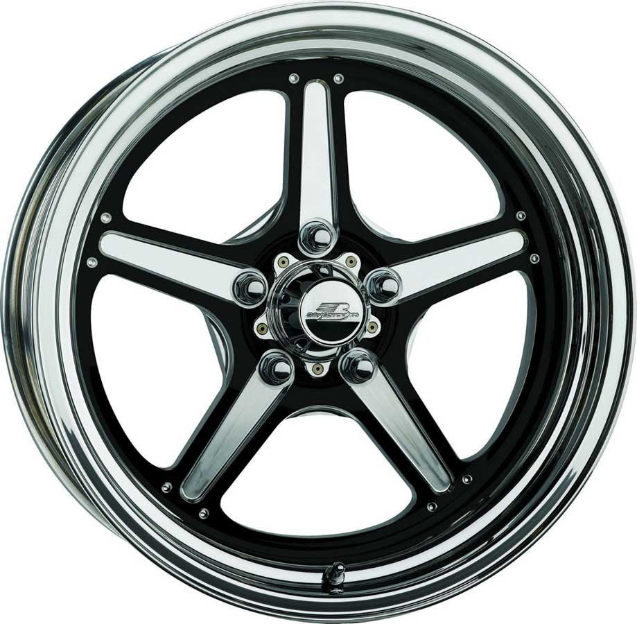 Street Lite Wheel Black 15X4 1.625in BS Wheels Billet Specialties