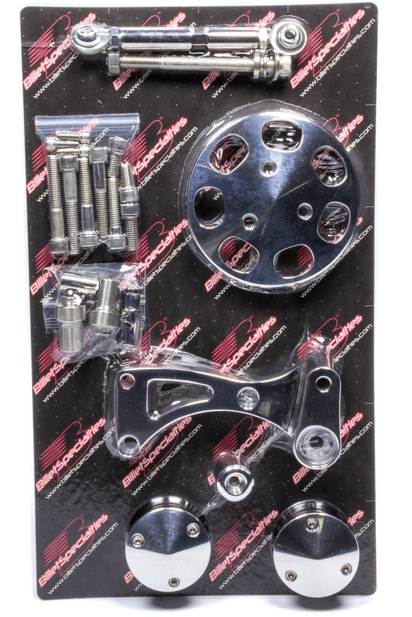 SBC Top Mount A/C Bracket Pulley Kits Billet Specialties