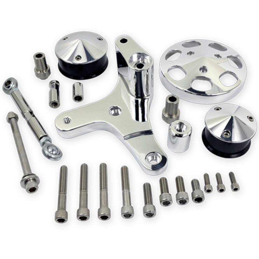 BBC Serpentine Conversio n Kit For A/C Add On Pulley Kits Billet Specialties