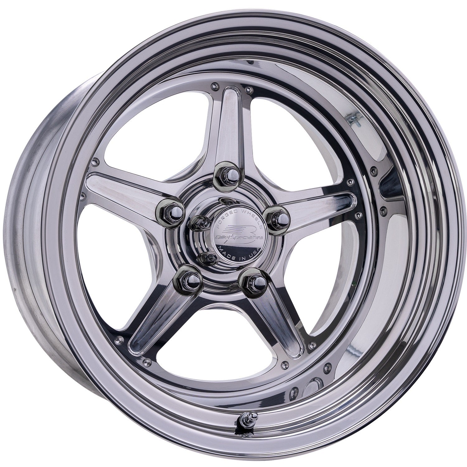 Street Lite Wheel 15X10 5.5 BS 5X4.75 BC Wheels Billet Specialties