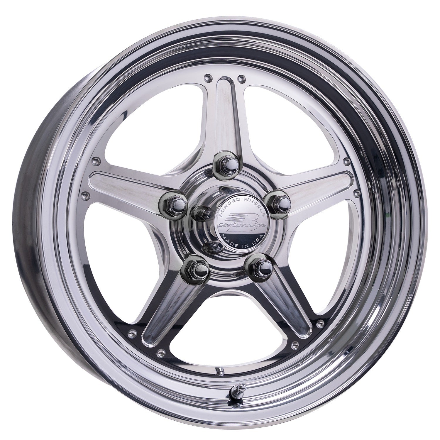 Street Lite Wheel 15X3.5 1.75 BS 5X4.75 BC Wheels Billet Specialties
