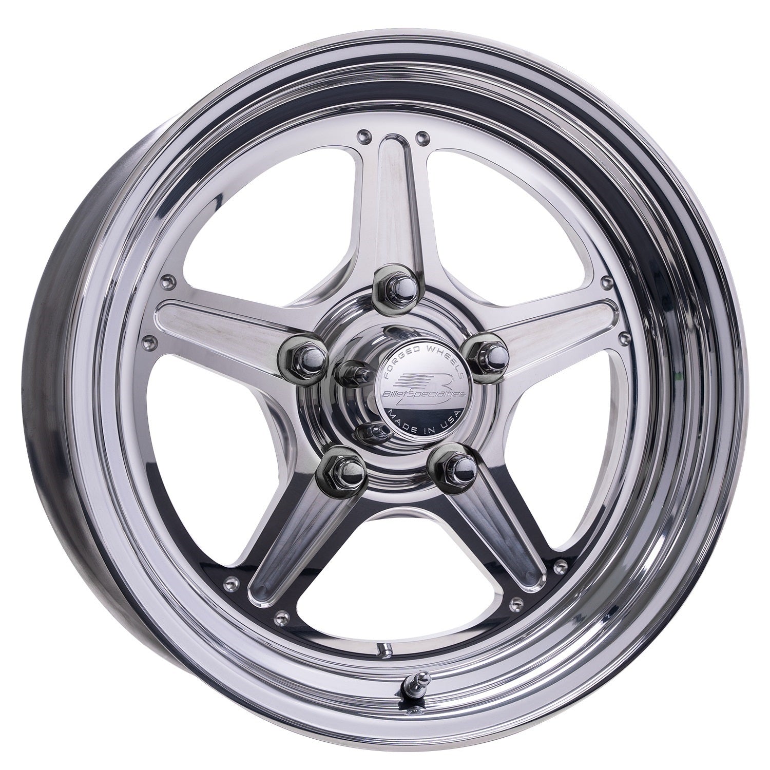 Street Lite Wheel 15X4 2.25 BS 5X4.75 BC Wheels Billet Specialties