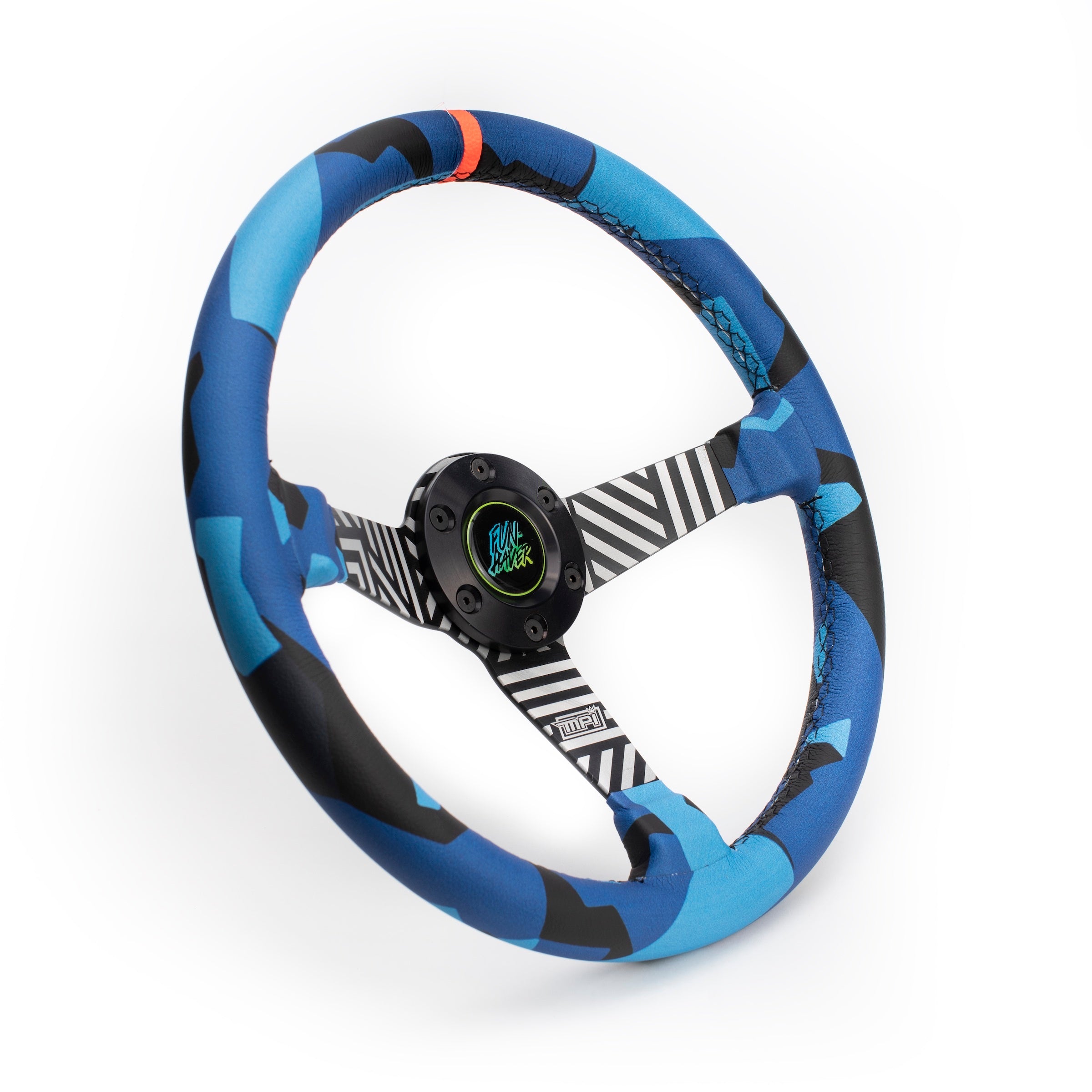 Vaughan Gitting Drift Wheel Blue Steering Wheels and Components MPI
