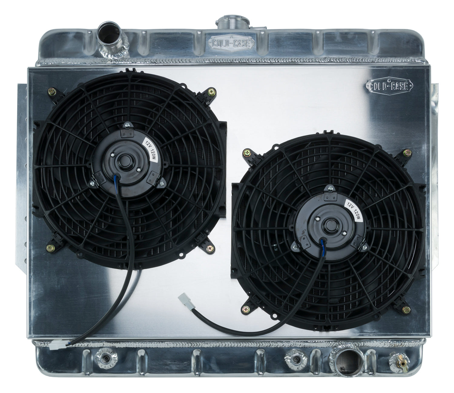 66-68 Impala Radiator Dual 12in Fans Radiator Kit COLD-CASE Radiators