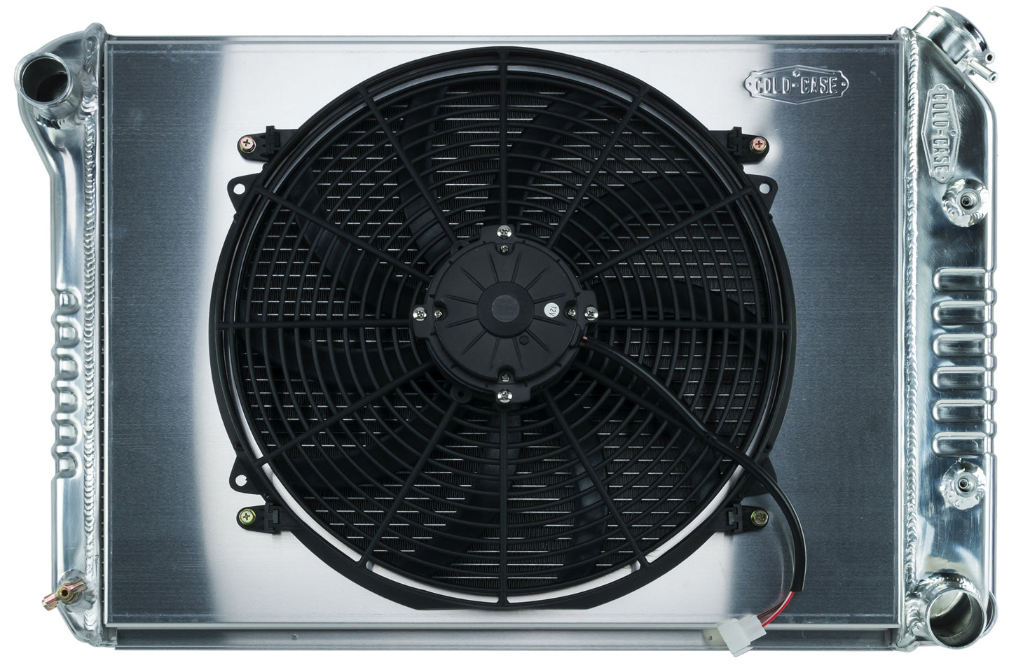 68-79 Nova BB Radiator & 16in Fan Kit AT Radiator Kit COLD-CASE Radiators