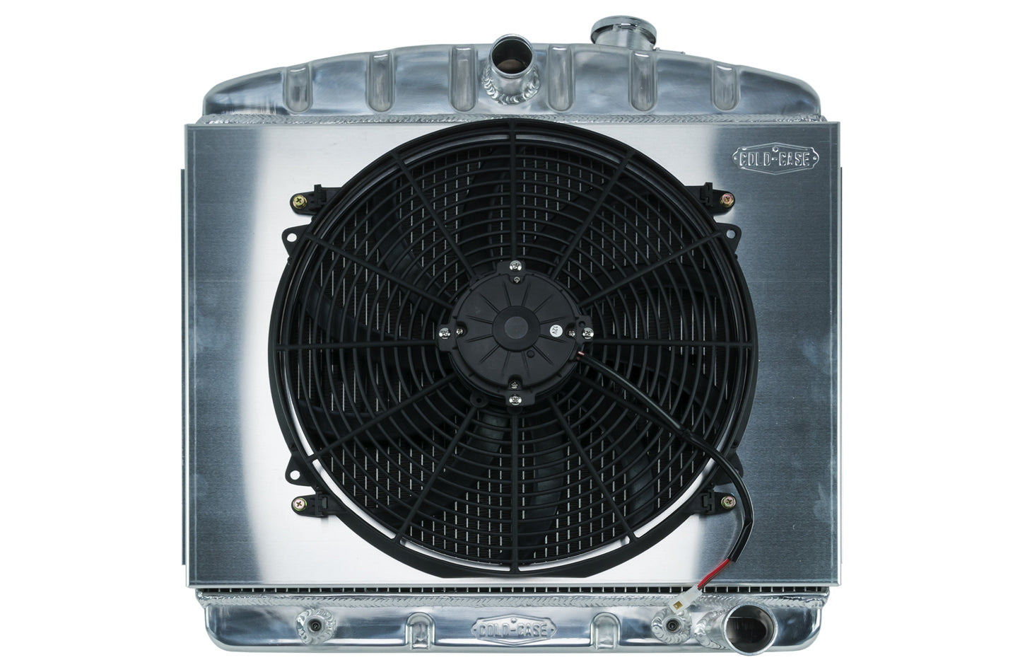 55-56 Tri-5 Chevy Radiat or & 16in Fan Kit 6 Cyl Radiator Kit COLD-CASE Radiators