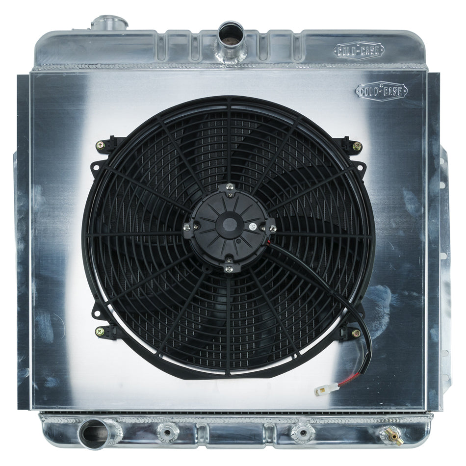 53-56 Ford F100 Radiator & 16in Fan Kit Radiator Kit COLD-CASE Radiators